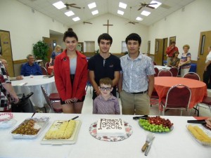 Toby Brzozowski and his family, Cassidy, Paul, and Dylan.